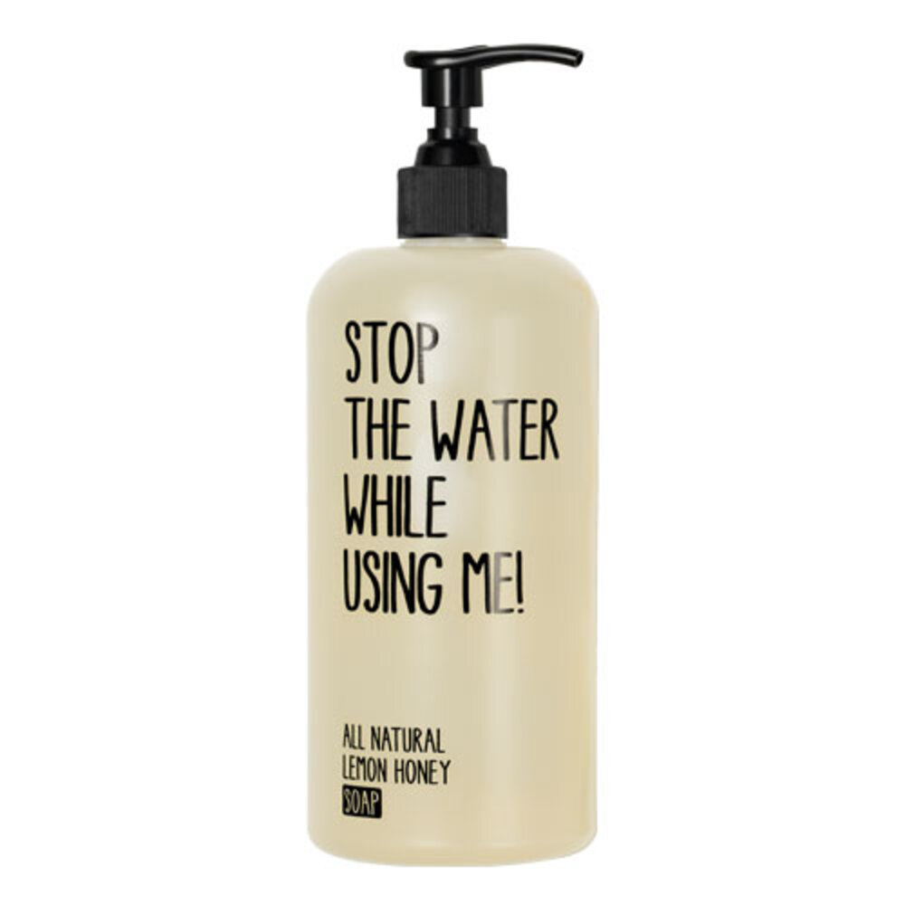 STOP THE WATER WHILE USING ME! &ndash; All Natural Lemon Honey Soap