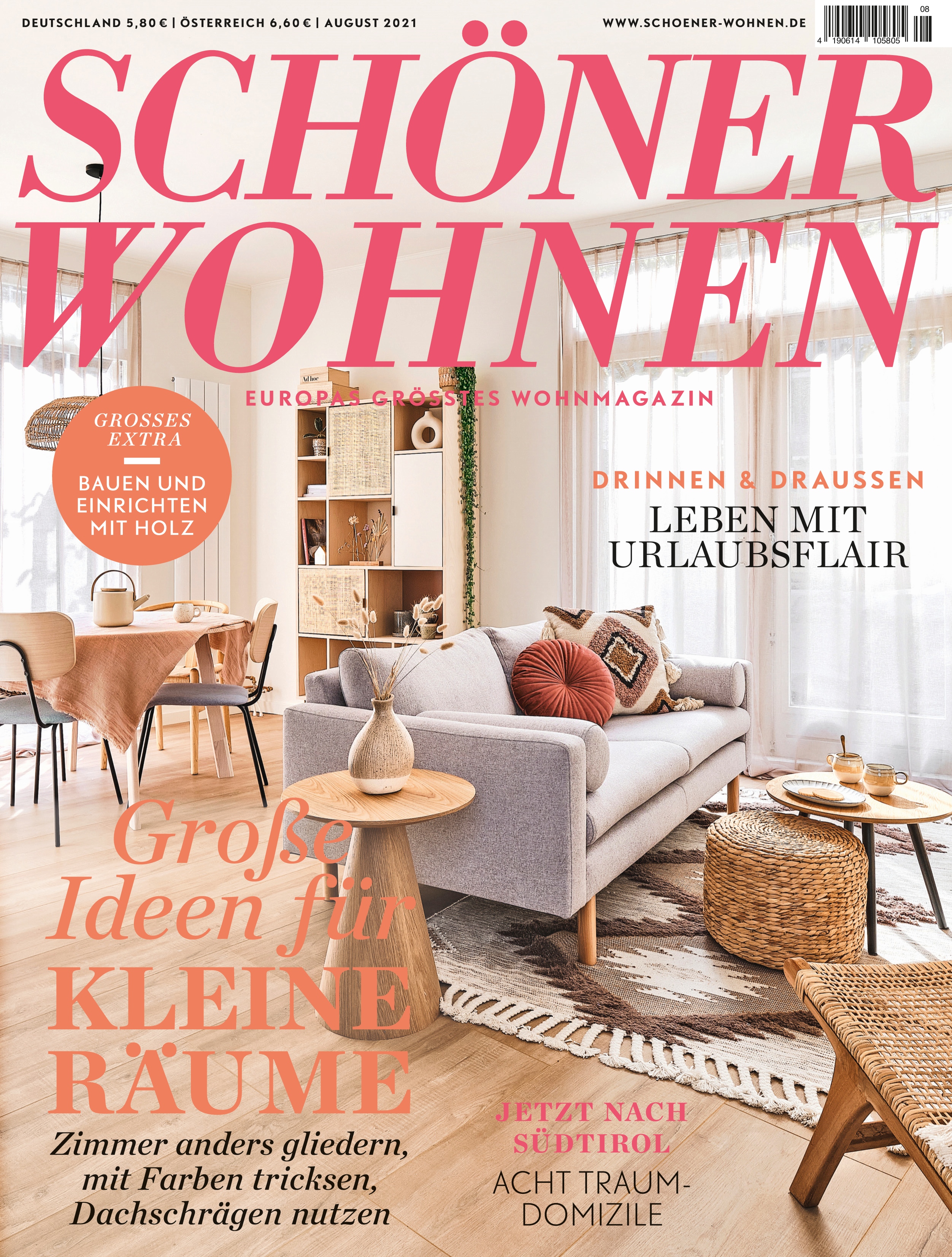 SCHÖNER WOHNEN ePaper 08/2021 – jetzt im Online-Shop bestellen