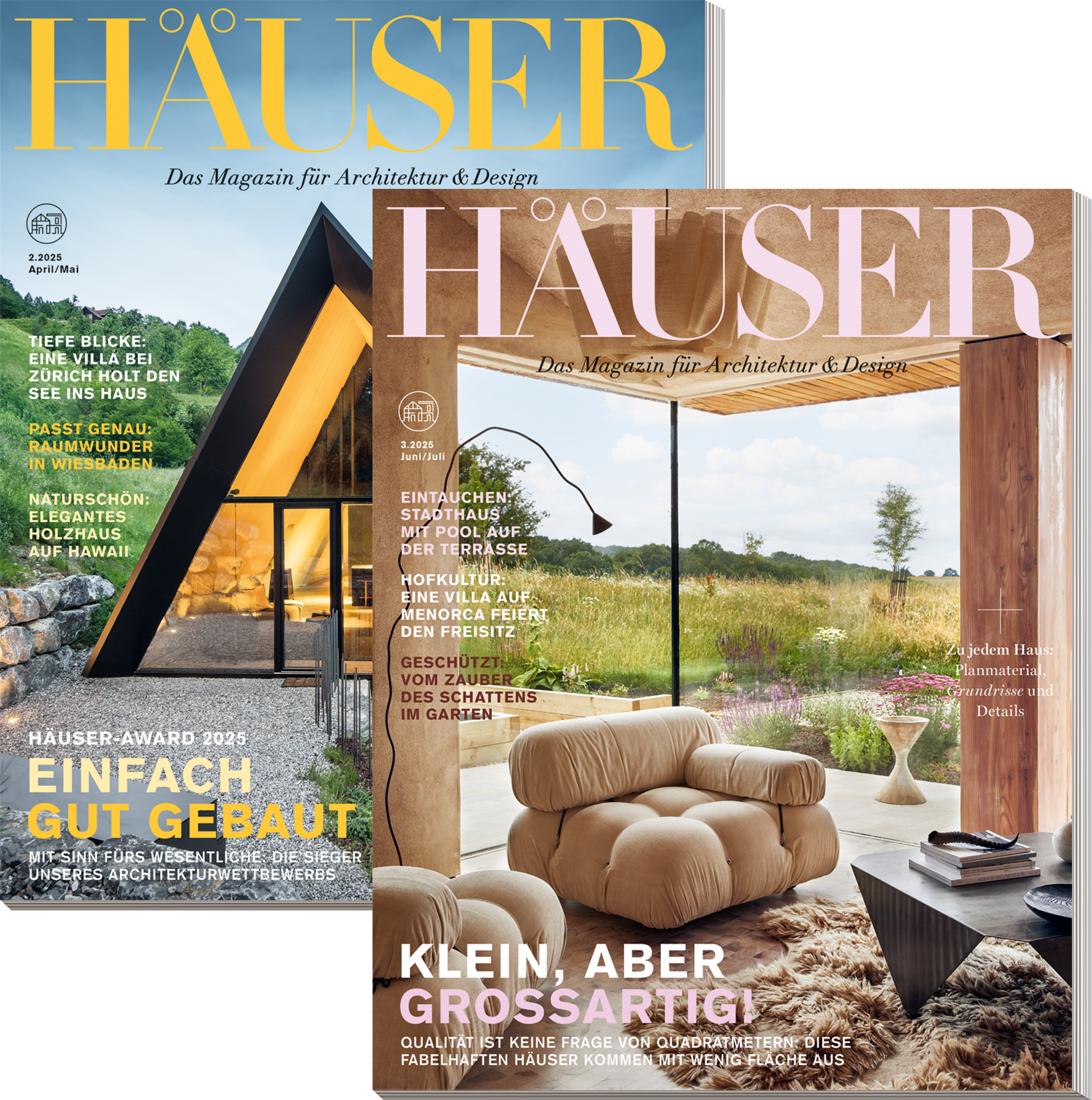 HÄUSER Heftpaket „Einfach gut gebaut“ & „Klein aber großartig“