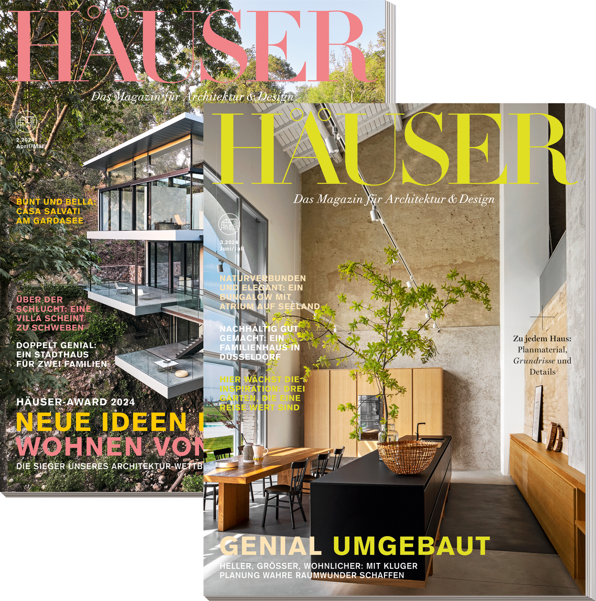 HÄUSER Heftpaket „Wohnen von morgen“ & „Genial umgebaut“