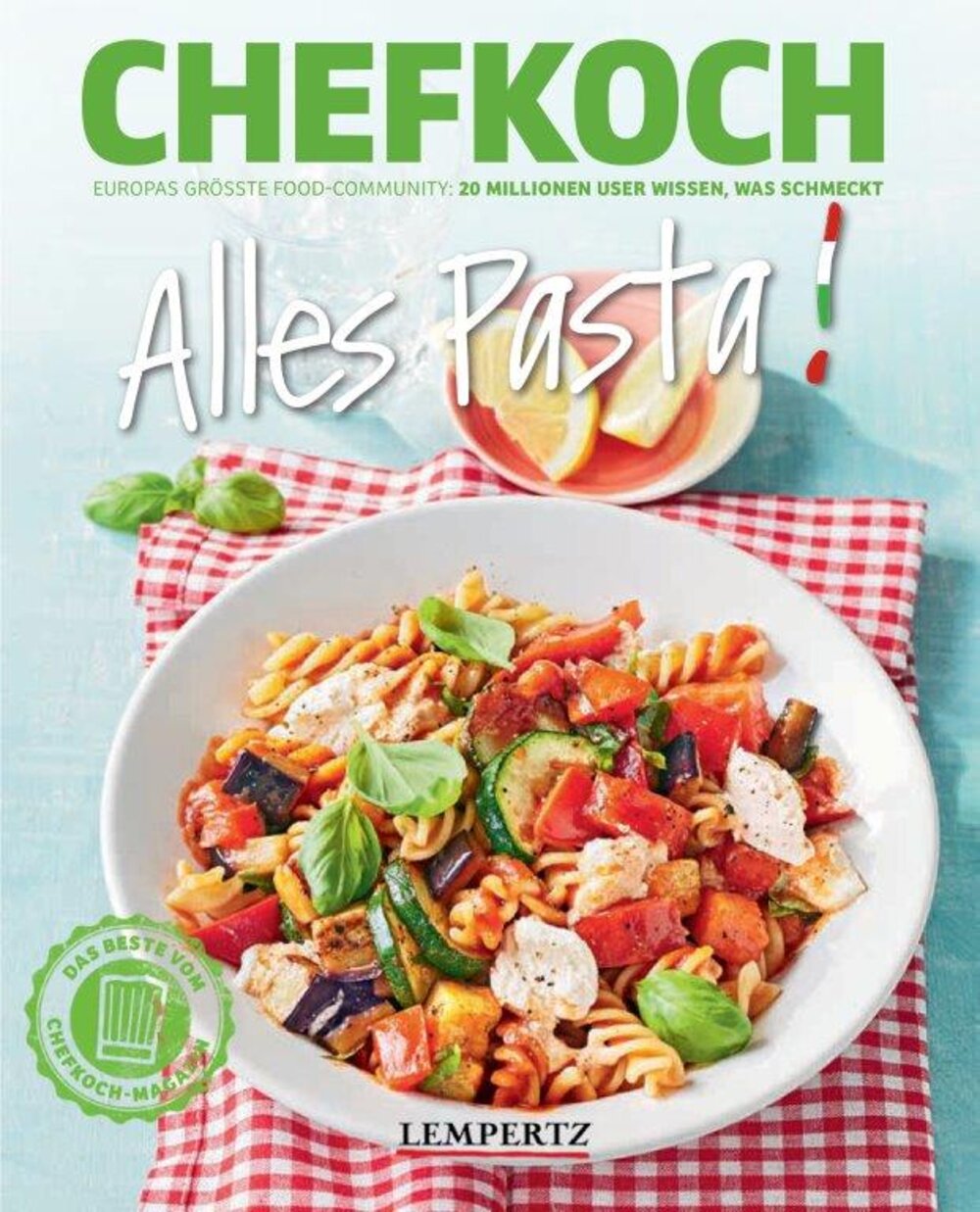 Chefkoch Buch "Alles Pasta"