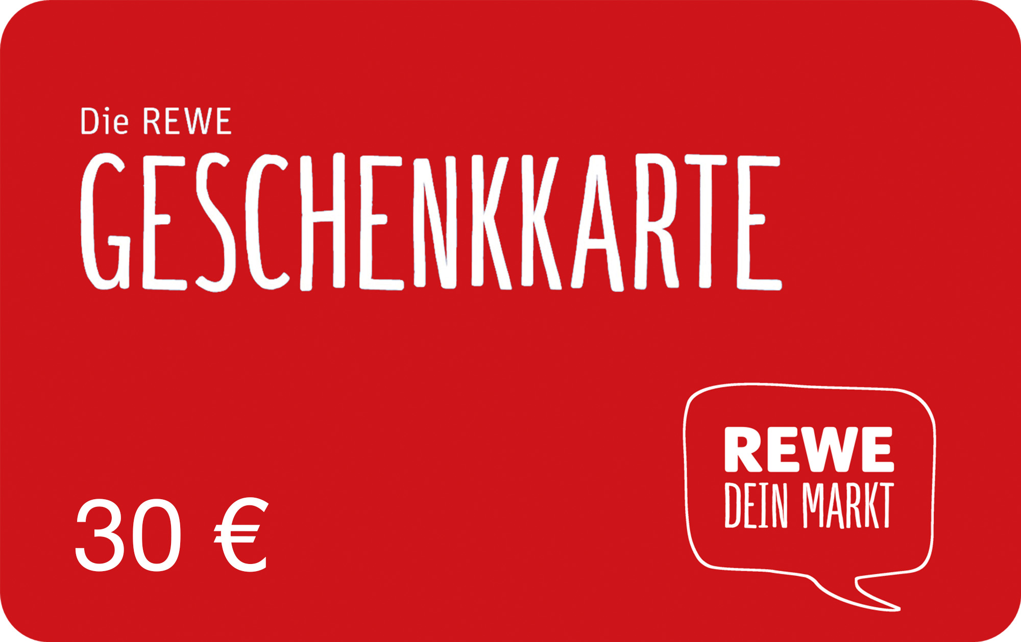 30,– € REWE-Gutschein